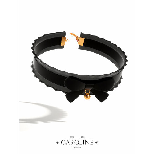 фото Чокер caroline jewelry, длина 36 см., черный