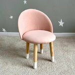 Детский мягкий стул DIMDOMkids Розовый - изображение