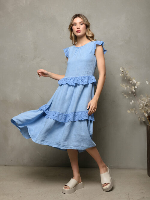 Платье AGENDA, размер XL, голубой