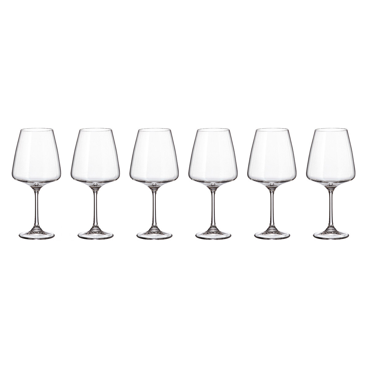 Набор бокалов для вина Crystalite Bohemia Corvus/naomi 570 мл (6 шт)