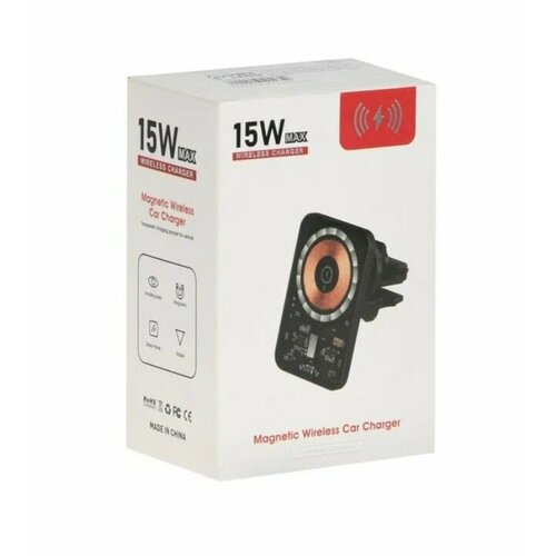 Автомобильное Беспроводное Зарядное Устройство HIGH-QUALITY MagSafe Charger 15W X19F Черный BUT-STORE 1390₽