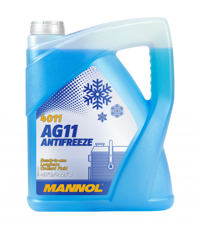 MANNOL 157740 Антифриз MANNOL Longterm G11 готовый -40 синий 5л