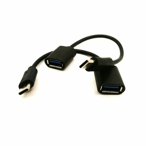 Переходник USB 3.0 OTG (гнездо USB - штекер TYPE-C) 0,15м переходник 0 27м из miniusb гнездо на usb tupe c штекер угловой