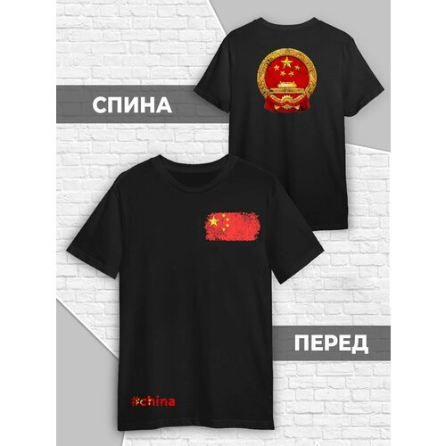 фото Футболка, размер 3xl (56-58), черный printech