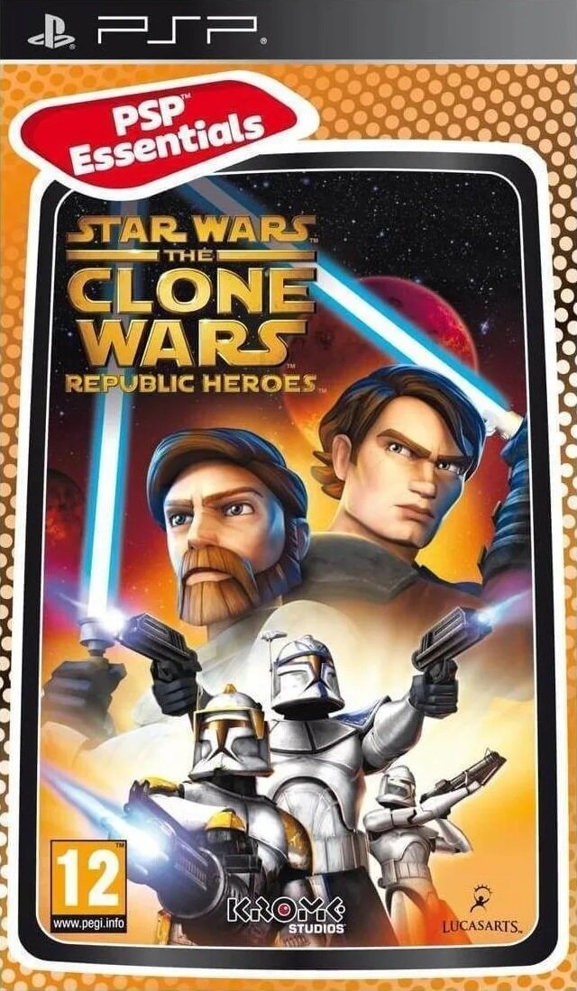 Star Wars The Сlone Wars: Republic Heroes (Essentials) (английская версия) (PSP)