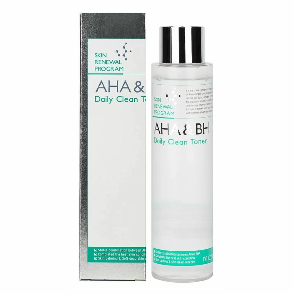 Пилинг Mizon AHA&BHA Daily Clean Toner, 150 мл