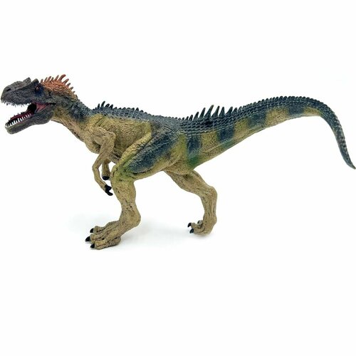 Фигурка животного Zateyo динозавр Аллозавр, игрушка детская коллекционная, декоративная 24х8х12 см