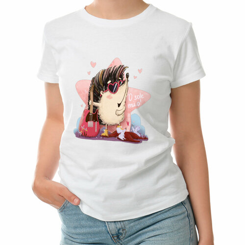 фото Футболка roly, размер s, белый