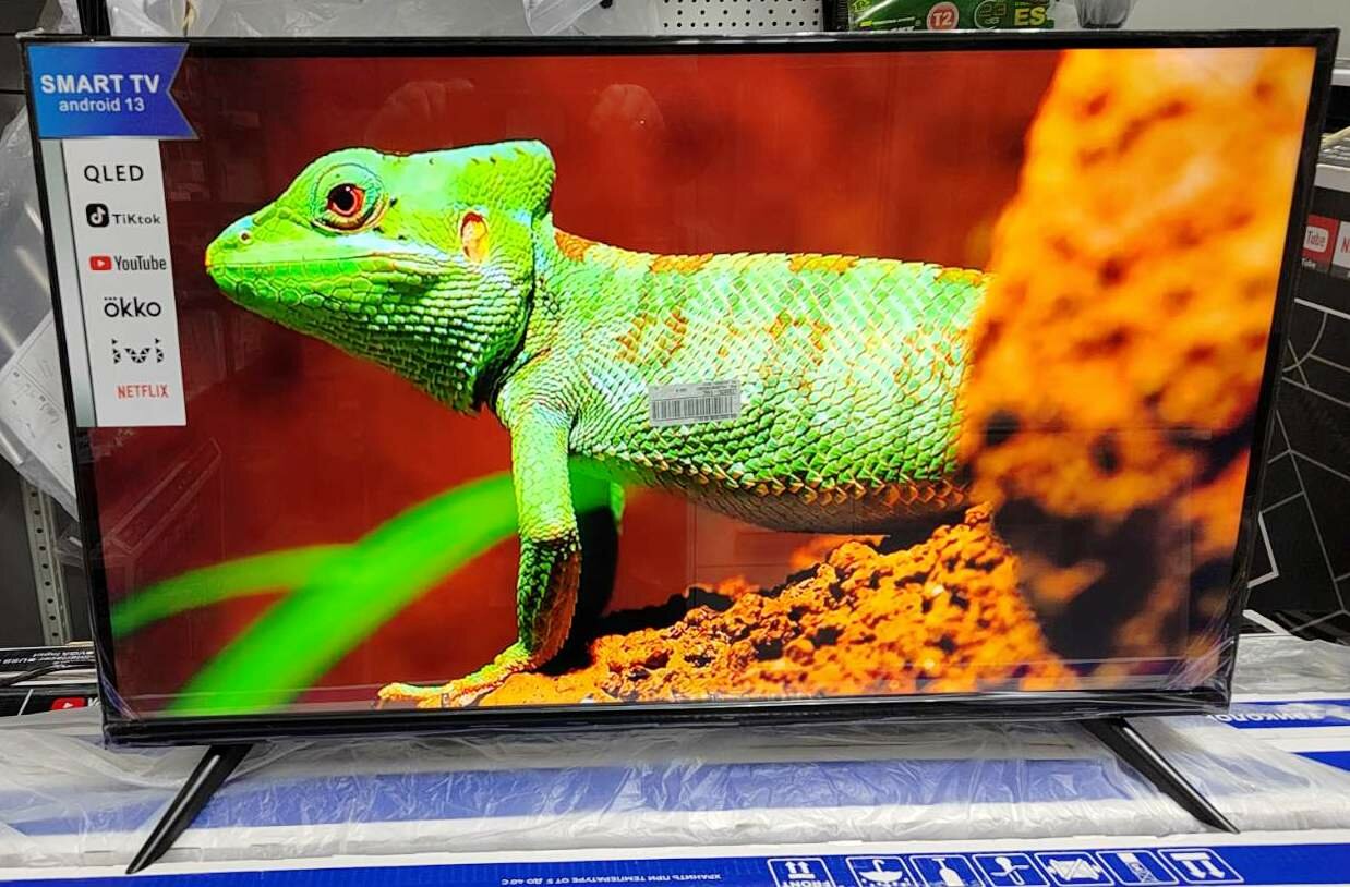 Телевизор Smart TV 35, Черный с голосовым управлением