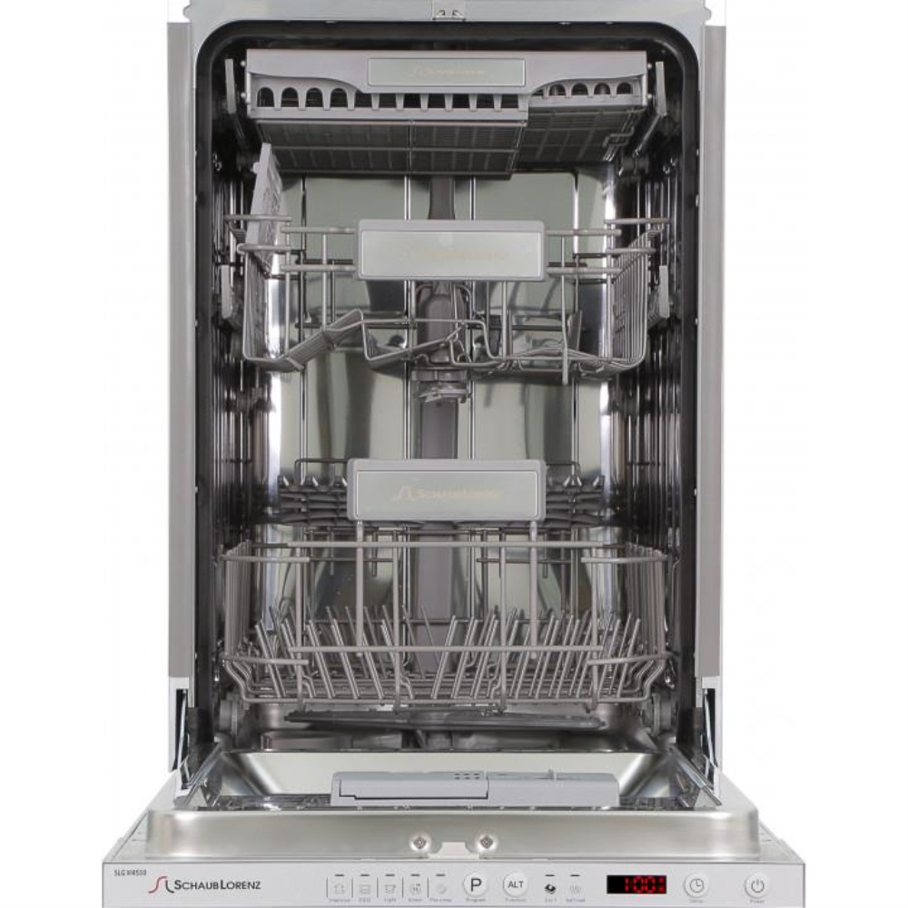 Посудомоечная машина встраиваемая Schaub Lorenz SLG VI4510, 45 см, 11 комплектов, 5 программ, AQUASTOP - фото №14