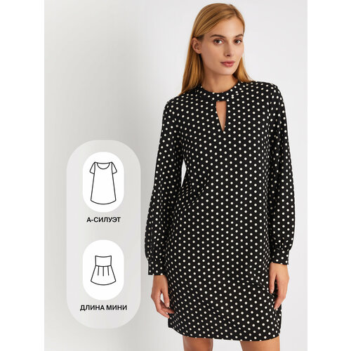 фото Платье zolla, размер m, черный