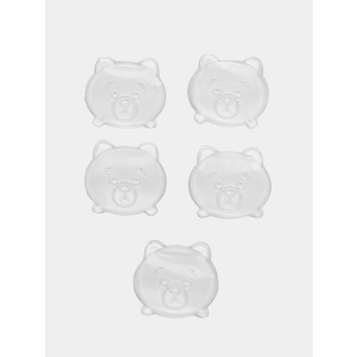 Стоппер бампер защита стен от удара стопор отбойник настенный ограничитель Количество 5шт Цвет Прозрачный 1599₽