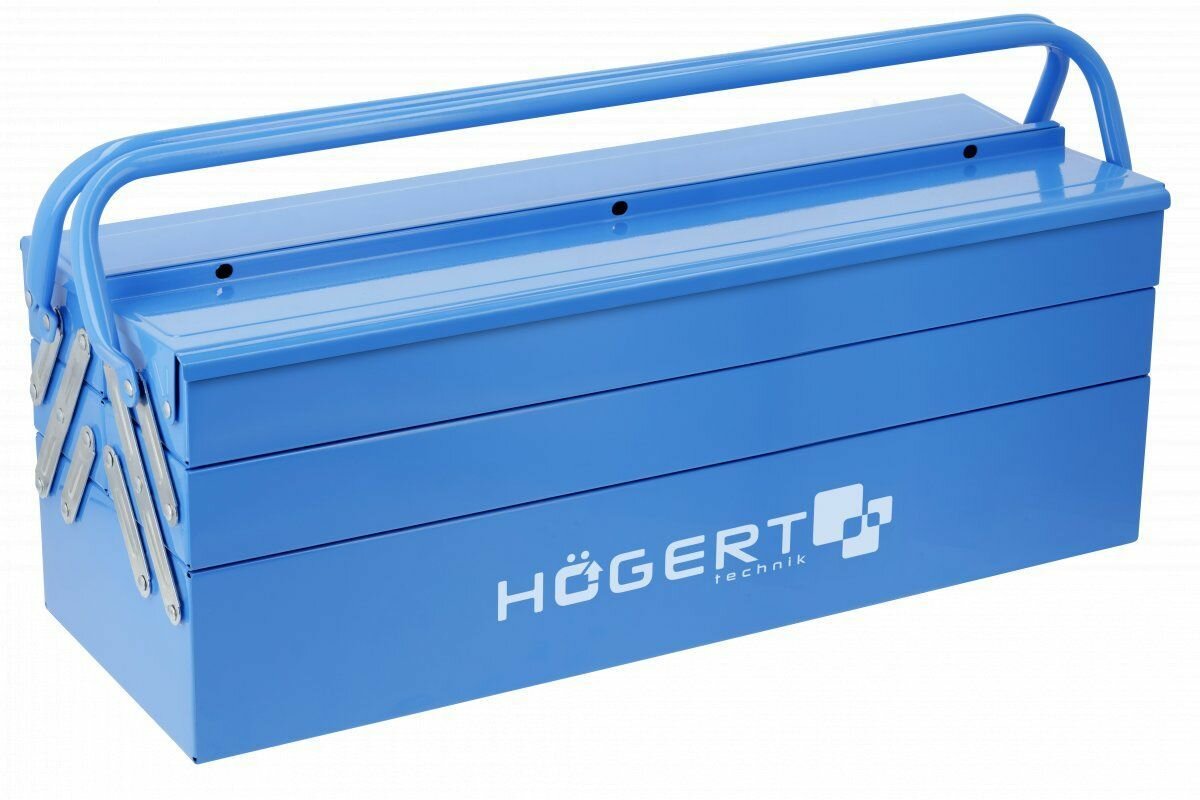 Ящик для инструментов металлический 5 отделений 53 20,5 20 cм. HOEGERT