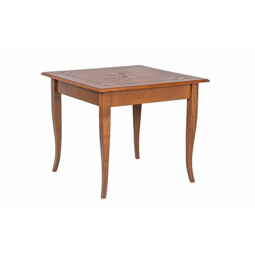 Стол обеденный Лола 900x900 деревянный шпон ореха ALP00007833 19900₽