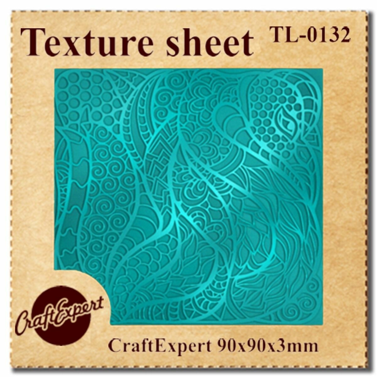 Текстурный лист для полимерной глины и пластики, форма для лепки, феникс