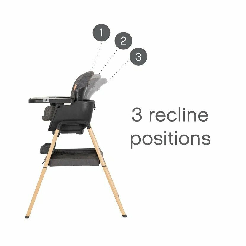 Стул Tutti Bambini для кормления High chair NOVA Complete White/Oak 611010/3511B - фото №17