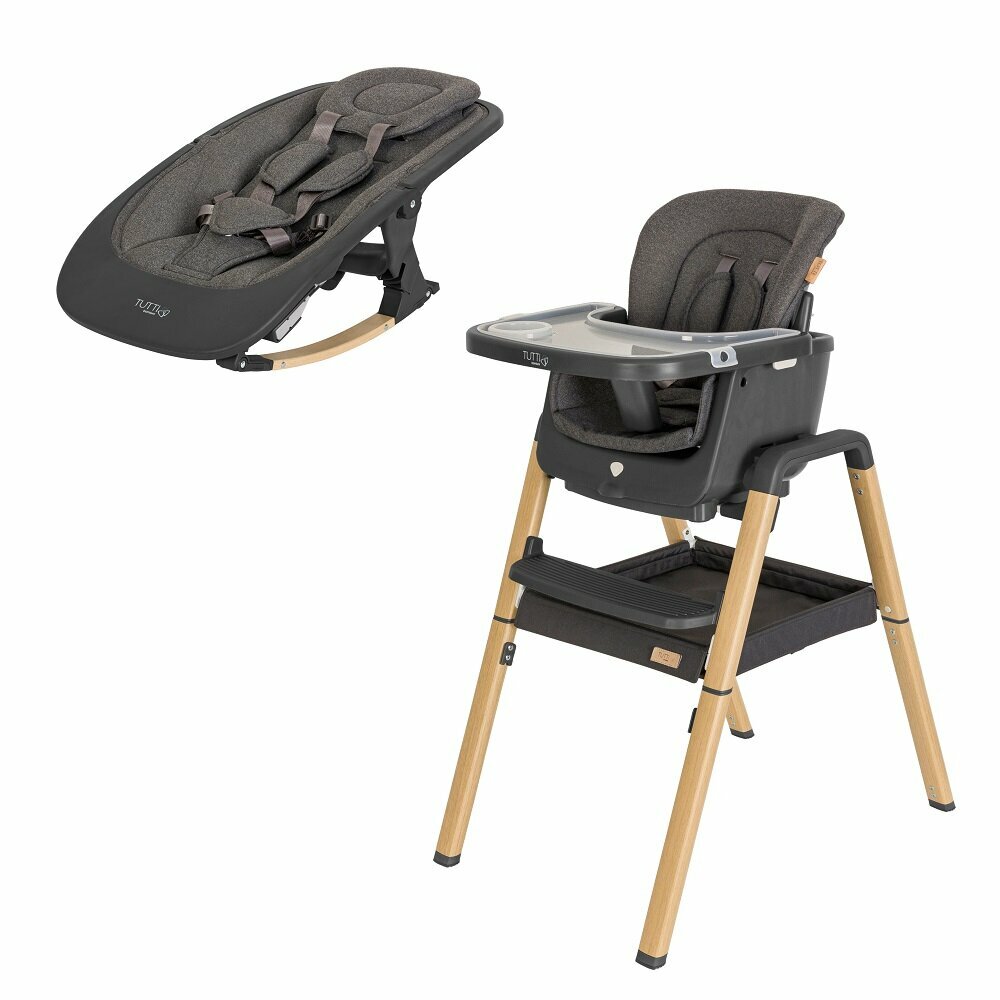 Стул Tutti Bambini для кормления High chair NOVA Complete White/Oak 611010/3511B - фото №13