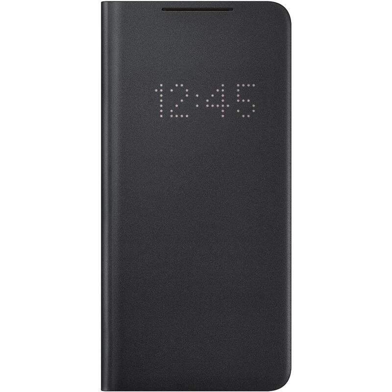 Чехол (флип-кейс) SAMSUNG Smart LED View Cover, для Samsung Galaxy S21+, светло-серый [ef-ng996pjegru] - фото №9