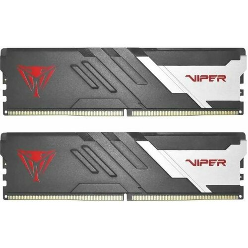 Оперативная память для компьютера 64Gb 2x32Gb PC5-41600 5200MHz DDR5 DIMM CL40 Patriot Viper Venom PVV564G520C40K 2093500₽