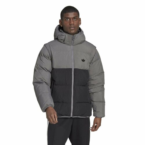 фото Пуховик adidas, размер l, серый