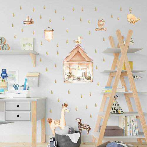 Интерьерные наклейки от 85х75 см. 