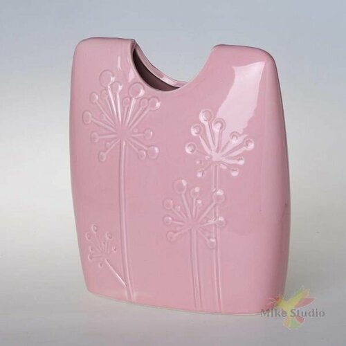 Ваза House & Holder розовый керамика 24.9*10.1*26.6 см