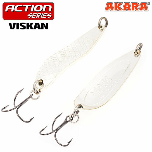 фото Блесна колебалка akara action series viskan 65 12 гр. 3/7 oz. sil