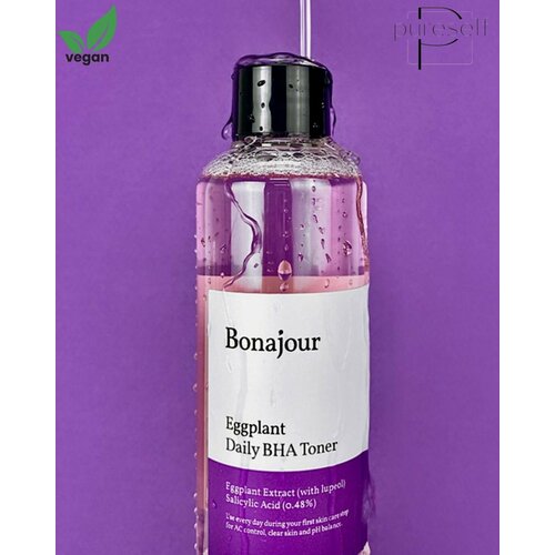 Bonajour Eggplant BHA Daily Toner (Vegan) / Тонер с экстрактом баклажана (веганская)