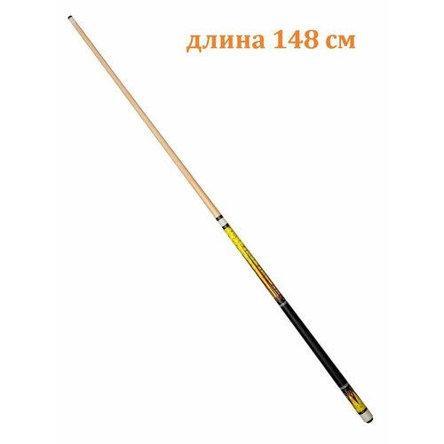 Кий для бильярда Estafit Lux 148 см разборный, желтый