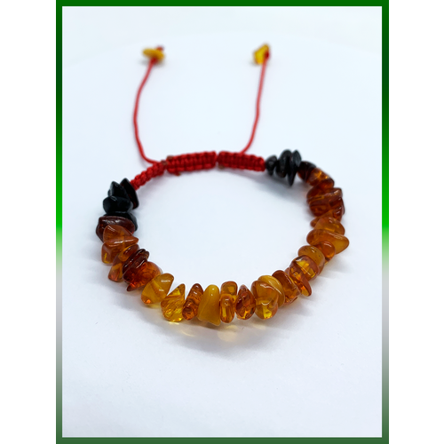 Браслет браслет из янтаря, янтарь, 1 шт., размер 18 см, диаметр 8 см, оранжевый браслет из натурального вишневого янтаря для мужчин и женщин