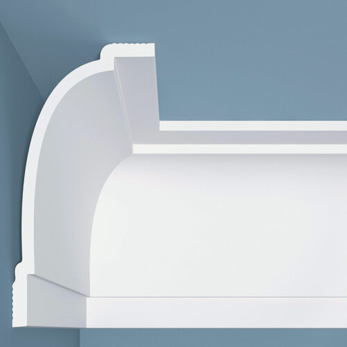 Изображение товара Карниз потолочный ударопрочный bello deco К19 200x100x2000 мм белый.