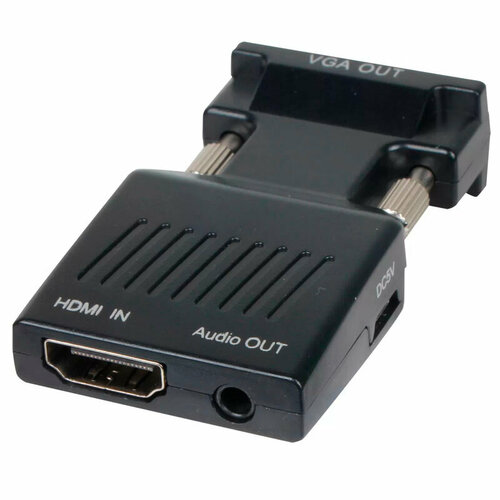 Аксессуар Vcom HDMI - VGA + Audio CA336A переходник gopower hdmi m vga f с питанием со звуком