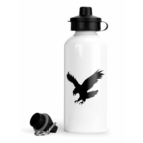 фото Спортивная бутылка дикая природа wild eagle силуэт орла без надписи luzimuzi