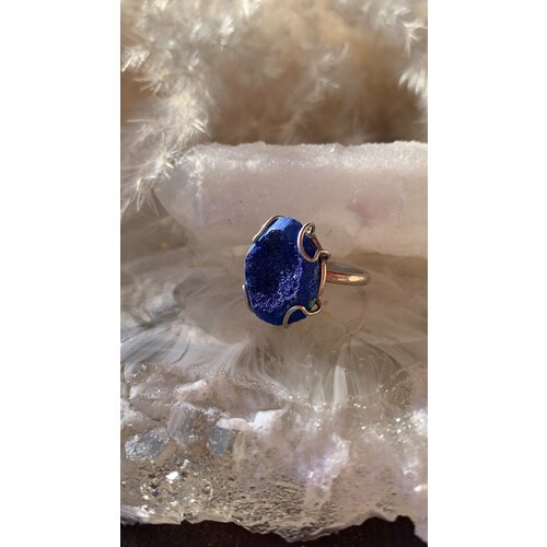 фото Кольцо true stones, азурит, размер 16, синий