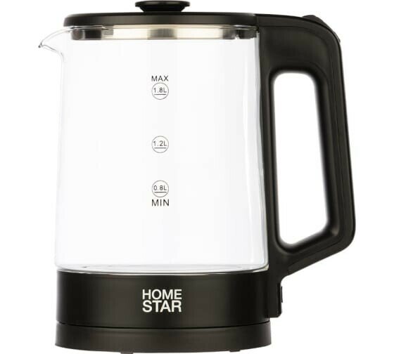 Чайник Homestar HS-1008 черный (107010)