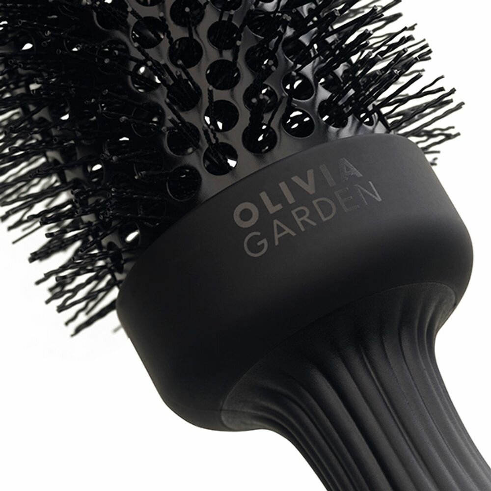Термобрашинг для укладки волос Black Label Thermal 54 мм Olivia Garden - фото №10