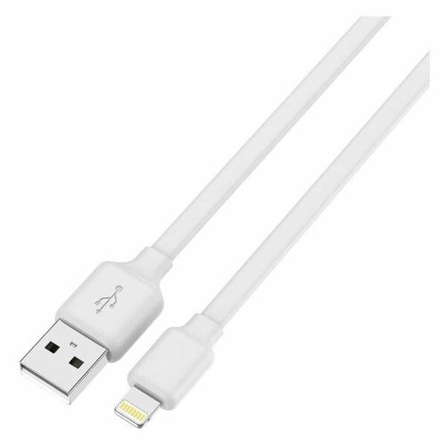 Кабель Lightning Carmega CAR-C-AL-FL-15M-WH кабель carmega car c al2m wh lightning usb 2 4 а 2 м белый