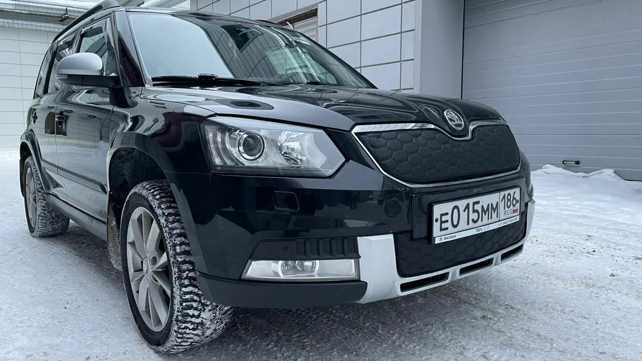 Утеплитель радиатора и бампера для Skoda Yeti 2013 -2018 I Рестайлинг