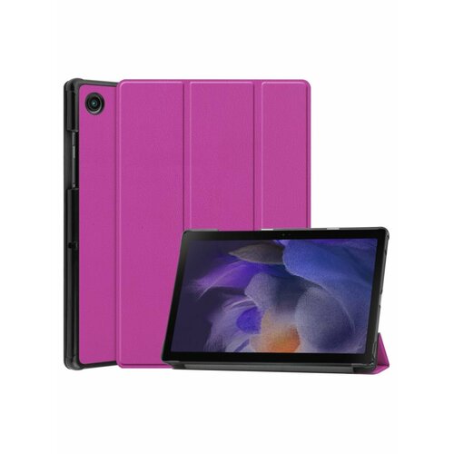 Brodef TriFold чехол книжка для Samsung Galaxy Tab A8 10.5 (2021) SM-X200 SM-X205 Фиолетовый чехол для samsung galaxy tab a8 10 5 2021 sm x200 galaxy tab а8 10 5 lte 2021 sm x205 красный