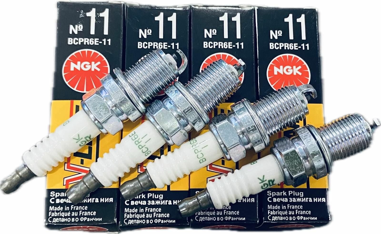 Свечи Зажигания 4 шт NGK V-Line 11BCPR6E-11 (5282) для 16-клапанных ВАЗ