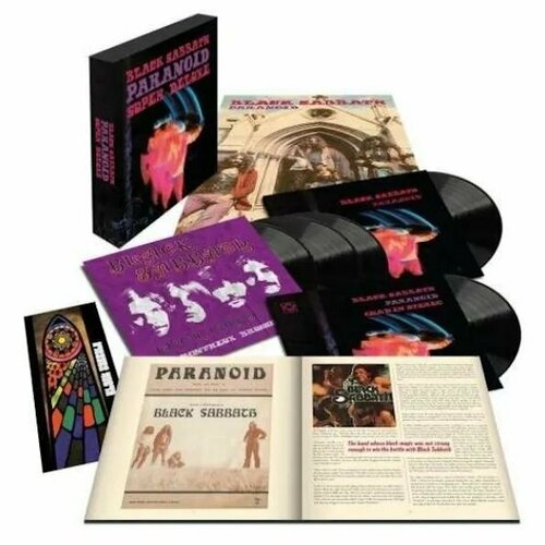 Виниловая пластинка. Black Sabbath. Paranoid Super Deluxe (5LP) (Box - set) виниловая пластинка black sabbath vol 4 super deluxe box set 5 lp