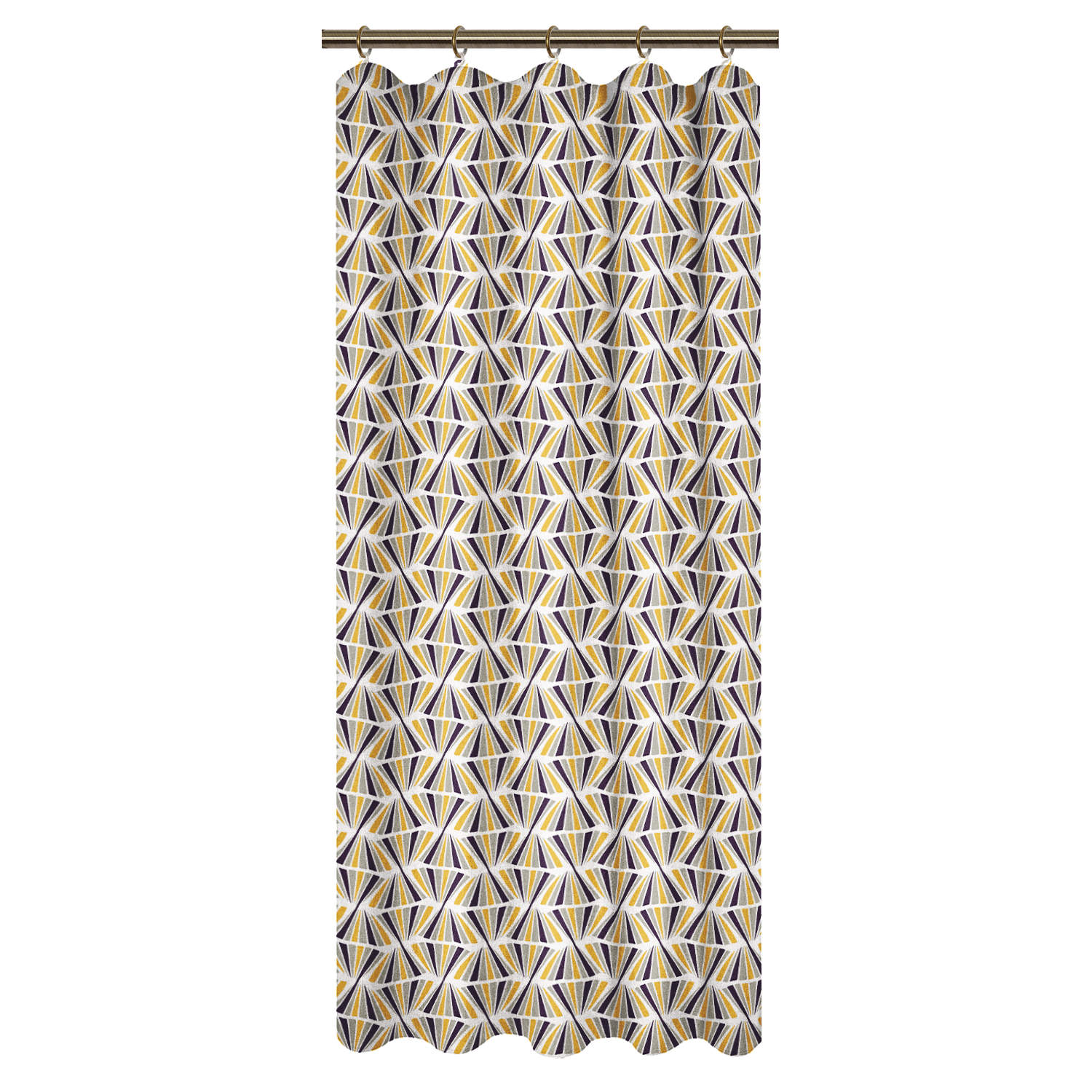 фото Штора хлопок на ленте Калейдоскоп 145х180 см