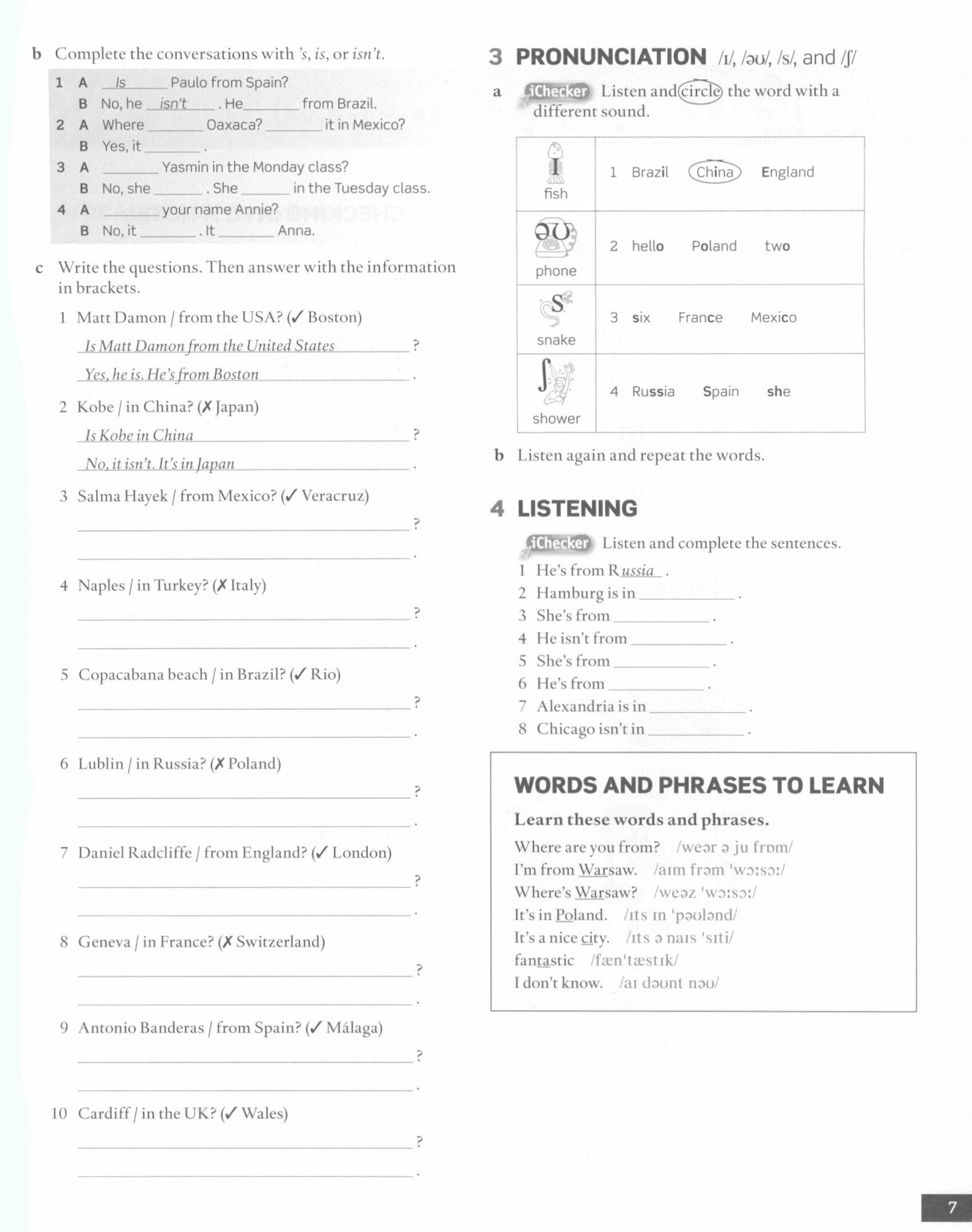 English File. Third Edition. Beginner. Workbook Without Key - фото №14