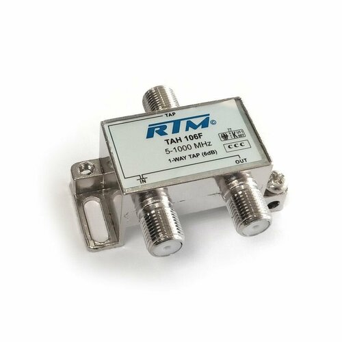 Ответвитель на 1 отвод RTM TAH 106F (5 - 1000 МГц)