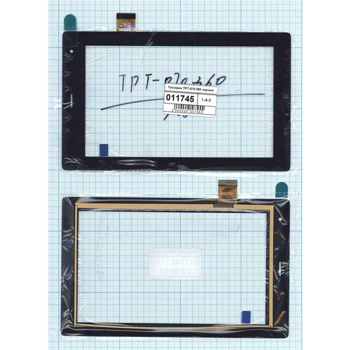 Сенсорное стекло (тачскрин) TPT-070-360 черное сенсорное стекло тачскрин для dns e76 черный tpt 070 179d fx