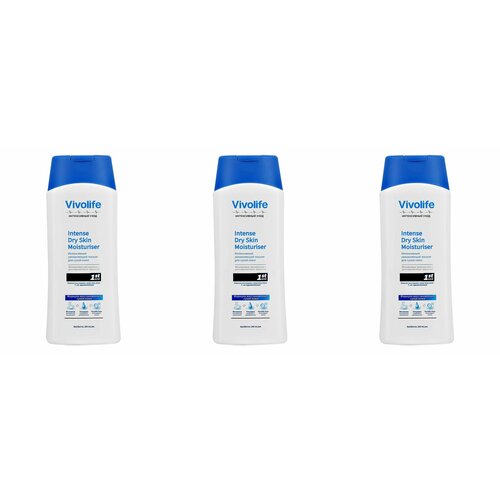 Vivolife Лосьон для тела, интенсивное увлажнение для очень сухой кожи, 200 мл, 3 шт