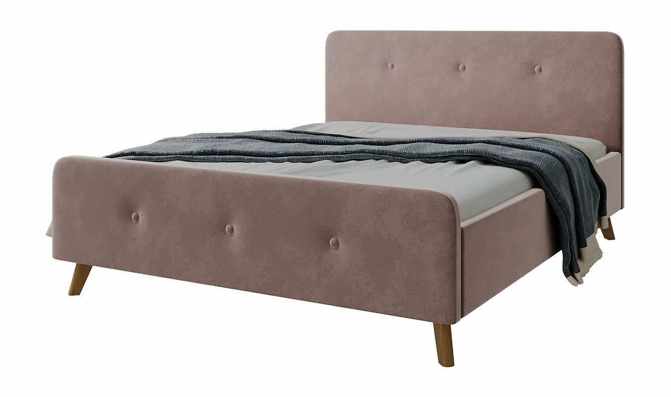 фото Кровать 2.1 м Айвори под матрас 1600 х 2000, цвет королевский синий