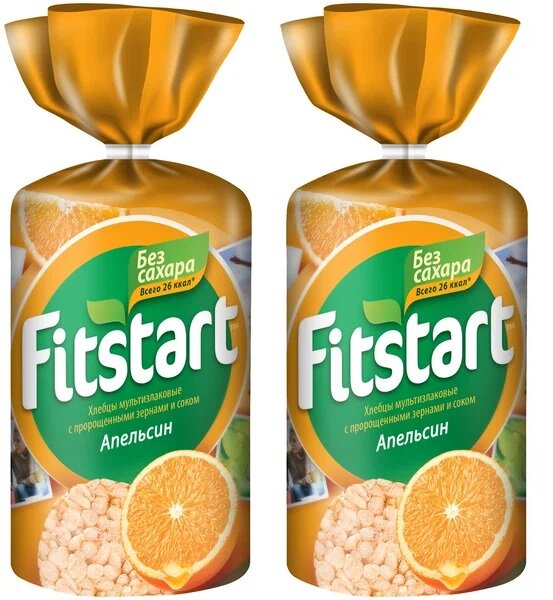 FITSTART Хлебцы Апельсин, мульзлаковые, 100 гр.