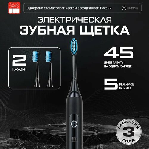 Электрическая зубная щетка Titan Electronics 2 насадки Премиум кейс 570000₽