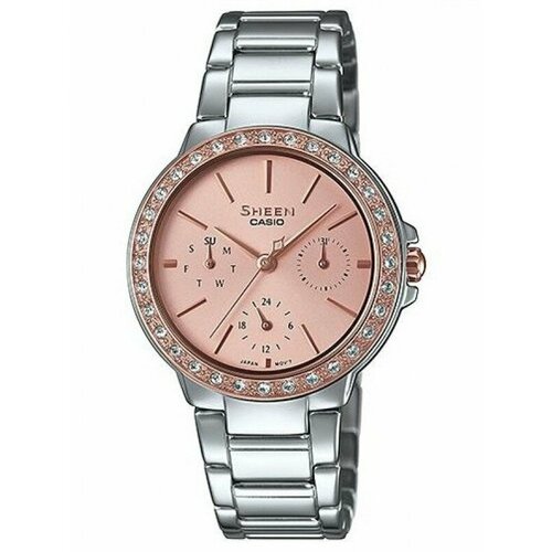 Наручные часы CASIO Sheen, розовый, серебряный наручные часы orient re au0401s